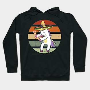 Unicorn Dancing Singing Mexican Spaniard Hoodie